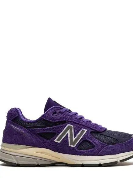 "Purple" Balance New  suede sneakers 990v4 0512